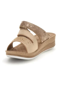 Ciabatte con sottopiede in pelle 62 FC-INBLU Best