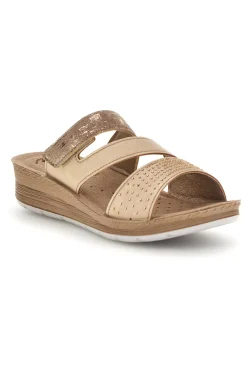 Ciabatte con sottopiede in pelle 62 FC-INBLU Best