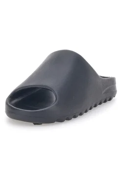 Ciabatte Slide in Gomma Nere World 46-COVERI Outlet