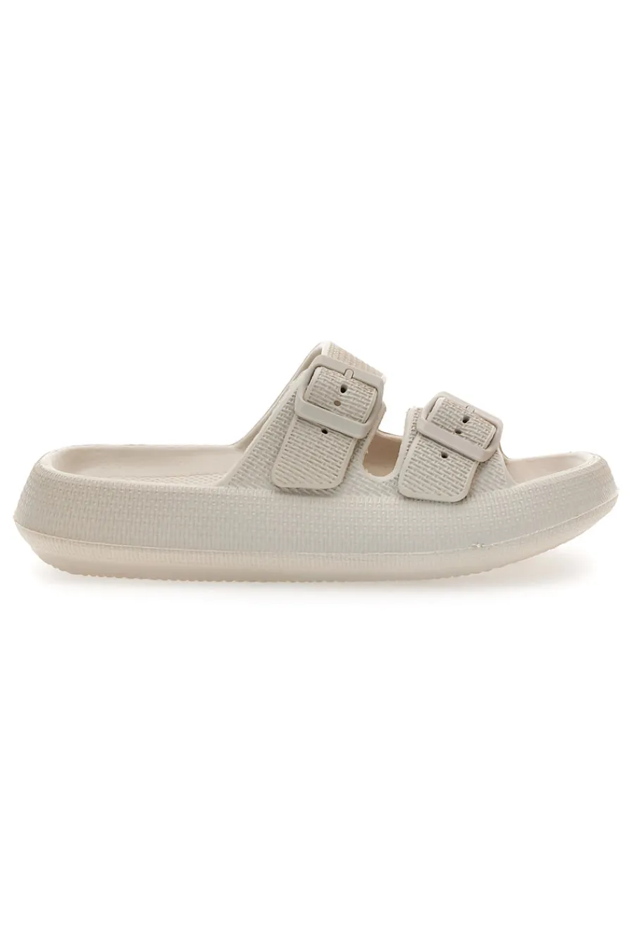 Ciabatte Slide Off White Con Fibbie 02-2T2L Hot