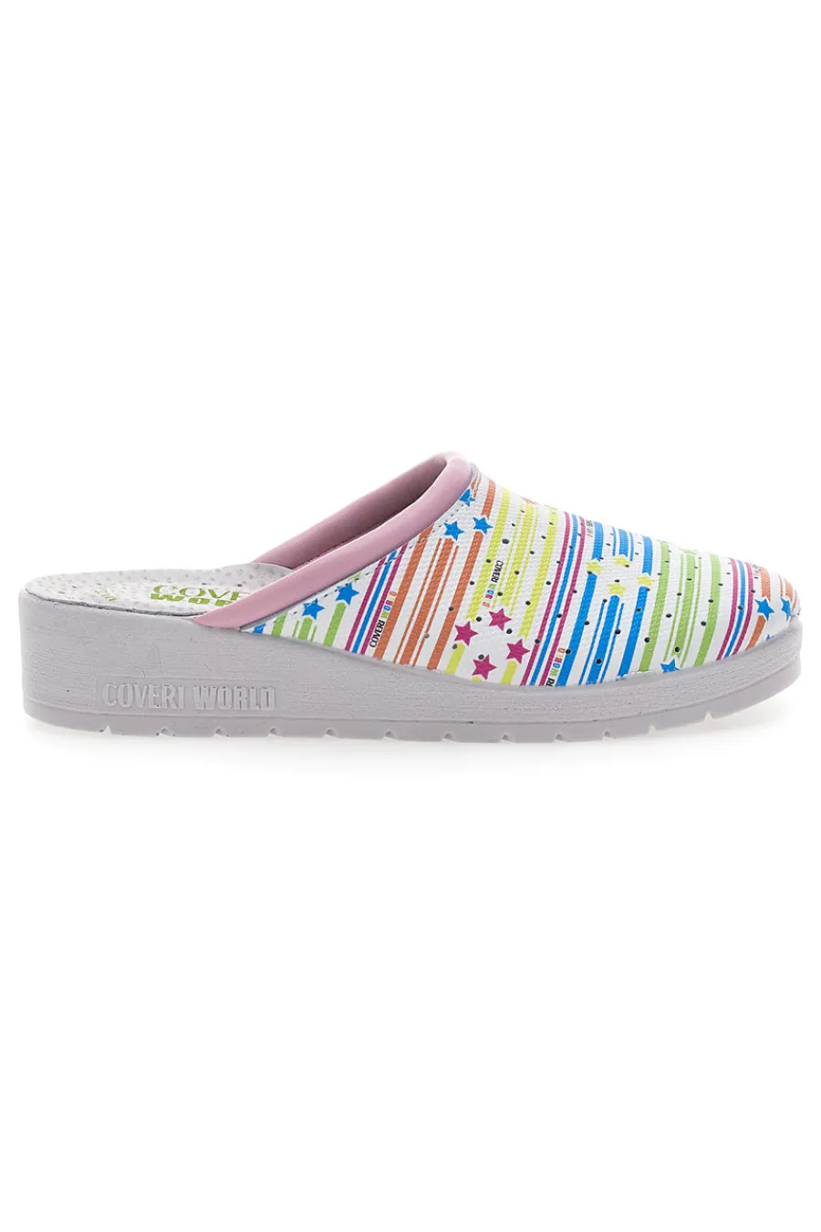 Ciabatte Stampa colorata 24903-COVERI WORLD Discount