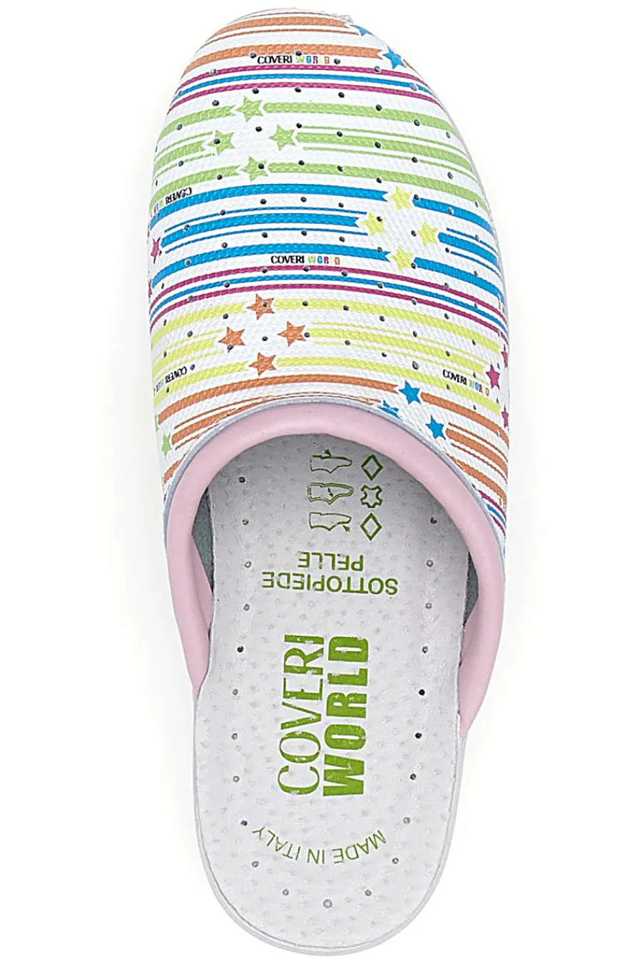 Ciabatte Stampa colorata 24903-COVERI WORLD Discount