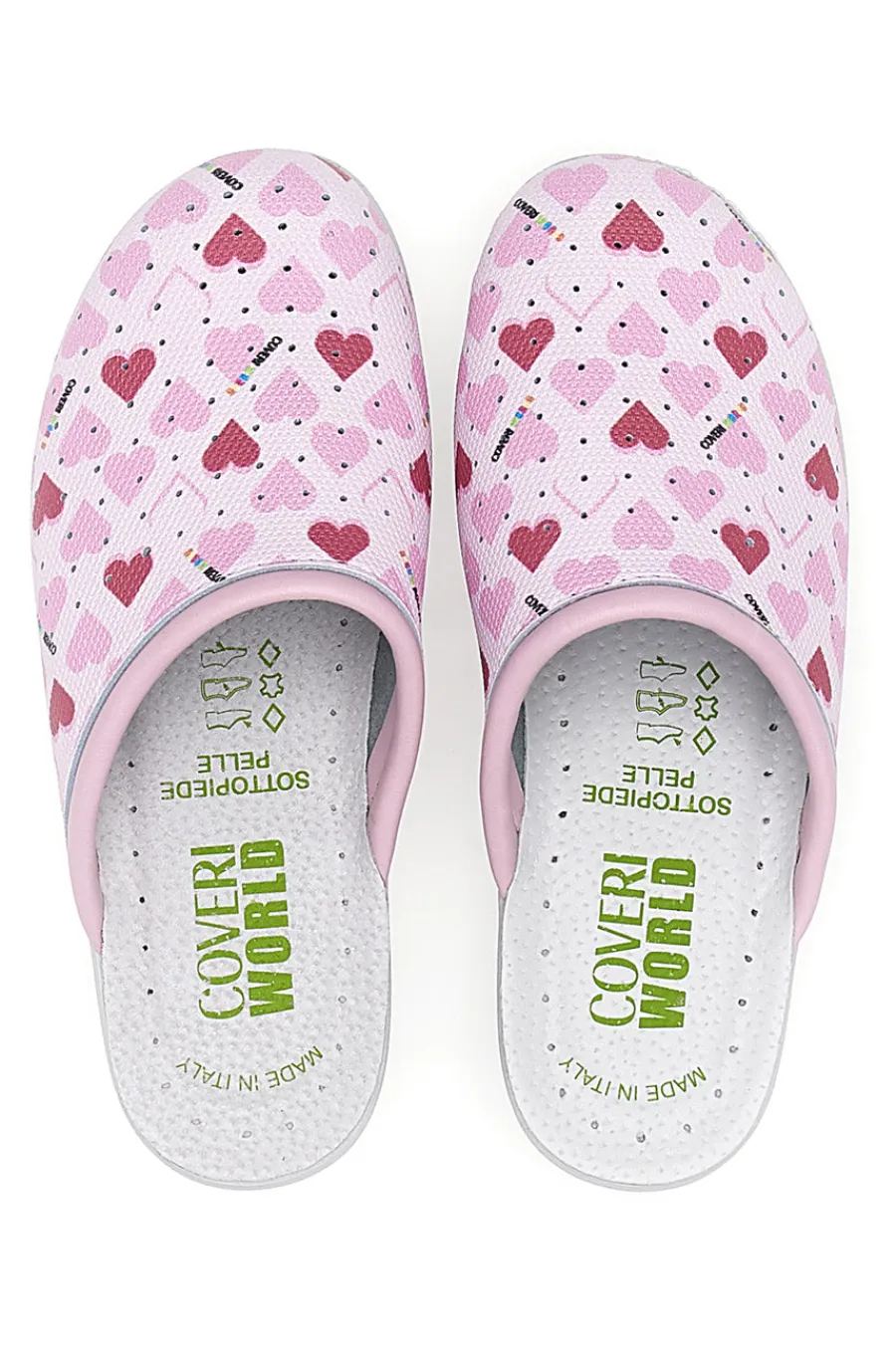 Ciabatte Stampa Cuori 24906-COVERI WORLD Hot