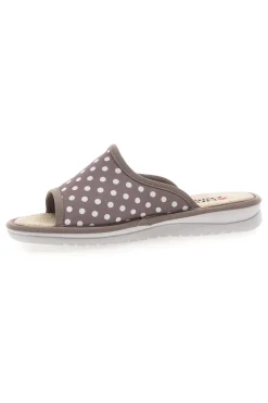 Ciabatte e a Pois Bianchi Made in Italy 5179-LINEA COMODA