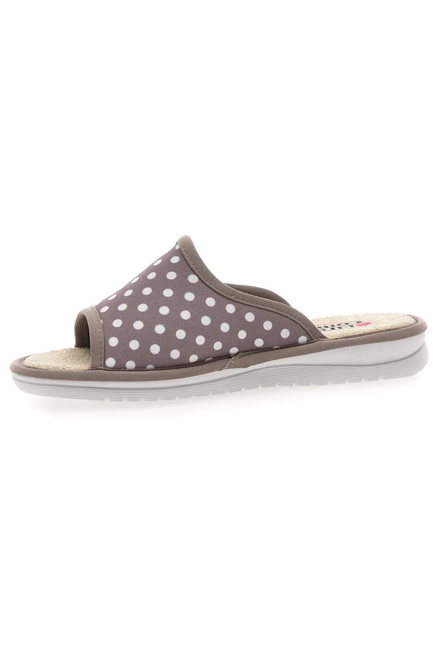 Ciabatte e a Pois Bianchi Made in Italy 5179-LINEA COMODA