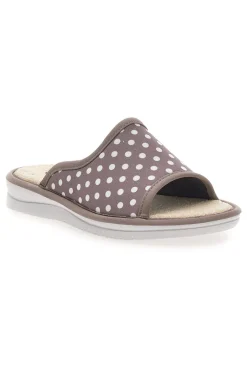 Ciabatte e a Pois Bianchi Made in Italy 5179-LINEA COMODA
