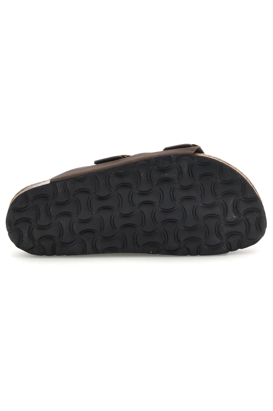 Ciabatte doppia fibbia sottopiede in vera pelle 31801Q-BIOMODEX Outlet