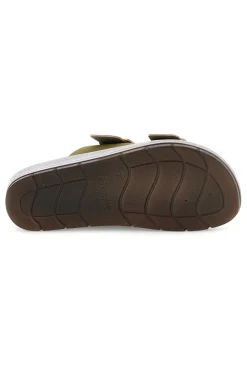 Ciabatte Verde Doppia Fibbia 61 CP-INBLU Discount
