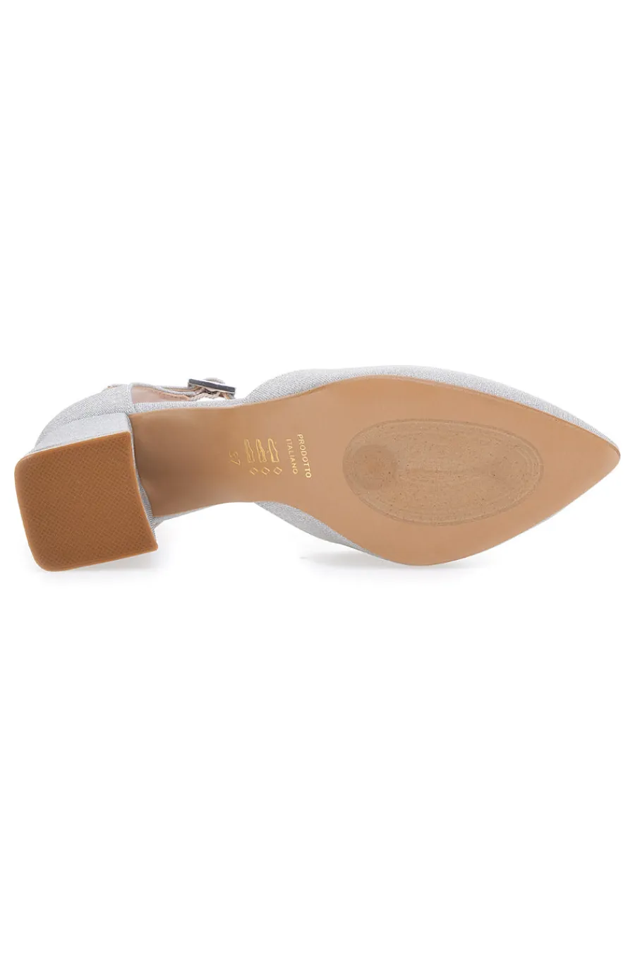 Décolleté Argento Con Tacco a Blocco 2781-PITTARELLO ROMANTIC Hot