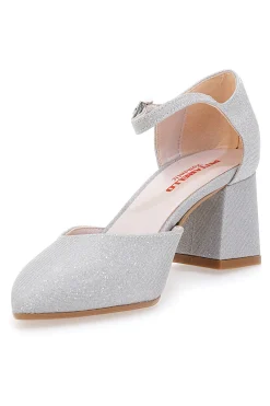 Décolleté Argento Con Tacco a Blocco 2781-PITTARELLO ROMANTIC Hot