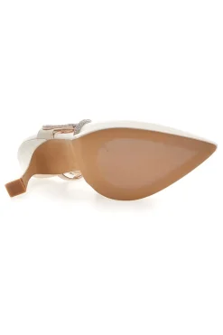 Décolleté avorio con tacco e strass 1929S30-MON DIEU Discount