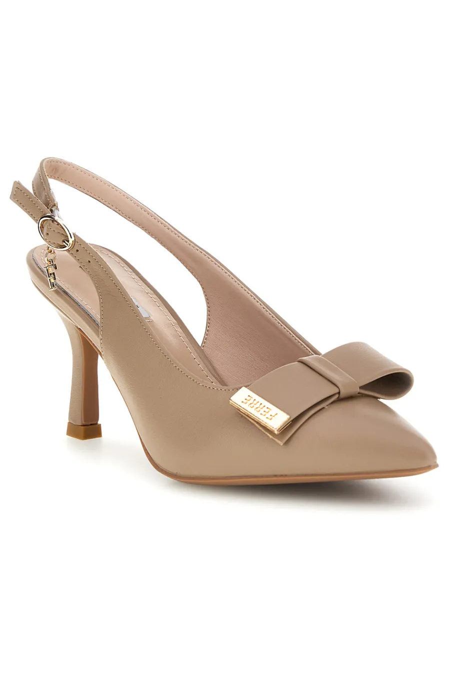 Décolleté con cinturino e dettaglio metallico Ferre F030-FERRE' Clearance