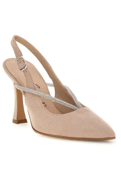 Décolleté beige con cinturino 100-FRANCESCA GRITTI