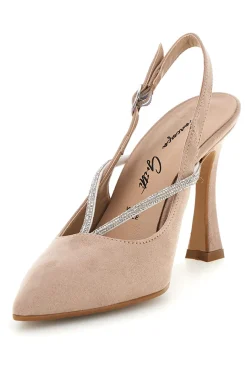 Décolleté beige con cinturino 100-FRANCESCA GRITTI
