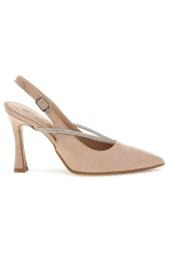 Décolleté beige con cinturino 100-FRANCESCA GRITTI