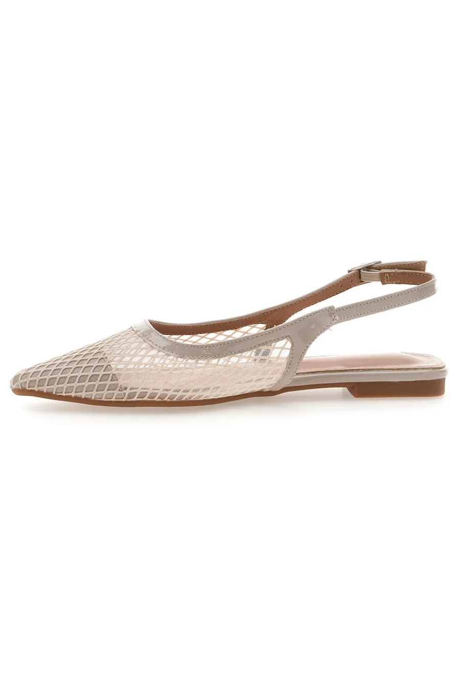 Décolleté beige con cinturino posteriore Le havre XQJ52012-LE HAVRE PARIS Discount