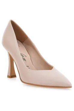 Décolleté beige con tacco 157-FRANCESCA GRITTI