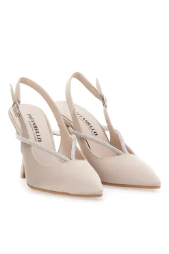 Décolleté Slingback con Strass 100-PITTARELLO Online