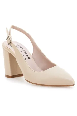 Décolleté Beige Slingback con Tacco Medio 2264-PITTARELLO GLAM Online