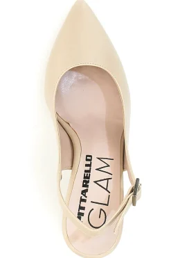 Décolleté Beige Slingback con Tacco Medio 2264-PITTARELLO GLAM Online