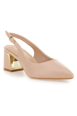 Décolleté Beige slingback tacco medio DQ50233-MON DIEU Online