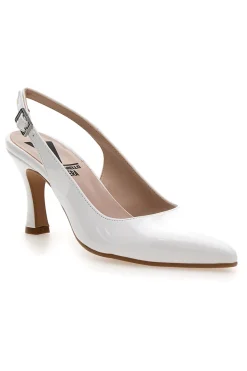 Décolleté bianche slingback Made in Italy Pittarello 4371-PITTARELLO VERA Online