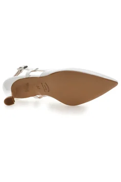 Décolleté bianche slingback Made in Italy Pittarello 4394-PITTARELLO VERA Outlet