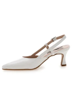 Décolleté bianche slingback Made in Italy Pittarello 4394-PITTARELLO VERA Outlet