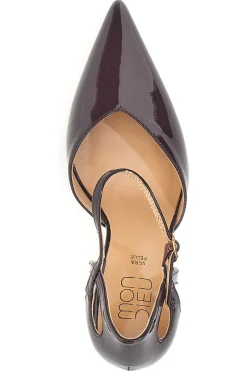 Décolleté bordeaux in vernice con cinturino e tacco alto 1926Q266-MON DIEU Online
