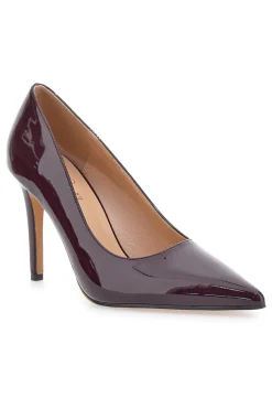 Décolleté bordeaux in vernice con tacco a spillo 1926H36-MON DIEU New