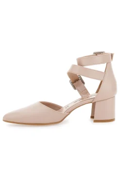 Décolleté da donna beige con cinturini incrociati 8012-FRANCESCA GRITTI Best