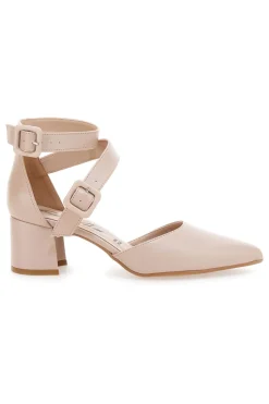 Décolleté da donna beige con cinturini incrociati 8012-FRANCESCA GRITTI Best