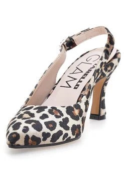 Décolleté da donna leopardato con cinturino slingback 31441-PITTARELLO GLAM Clearance
