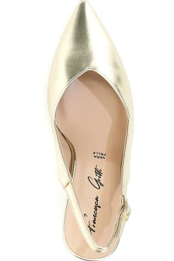 Décolleté da donna oro con cinturino slingback 149-FRANCESCA GRITTI Outlet