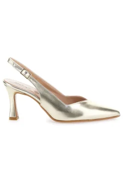 Décolleté da donna oro con cinturino slingback 149-FRANCESCA GRITTI Outlet