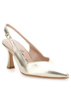 Décolleté da donna oro con cinturino slingback 149-FRANCESCA GRITTI Outlet