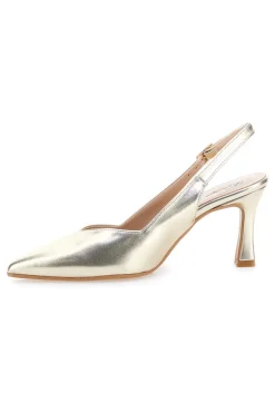 Décolleté da donna oro con cinturino slingback 149-FRANCESCA GRITTI Outlet