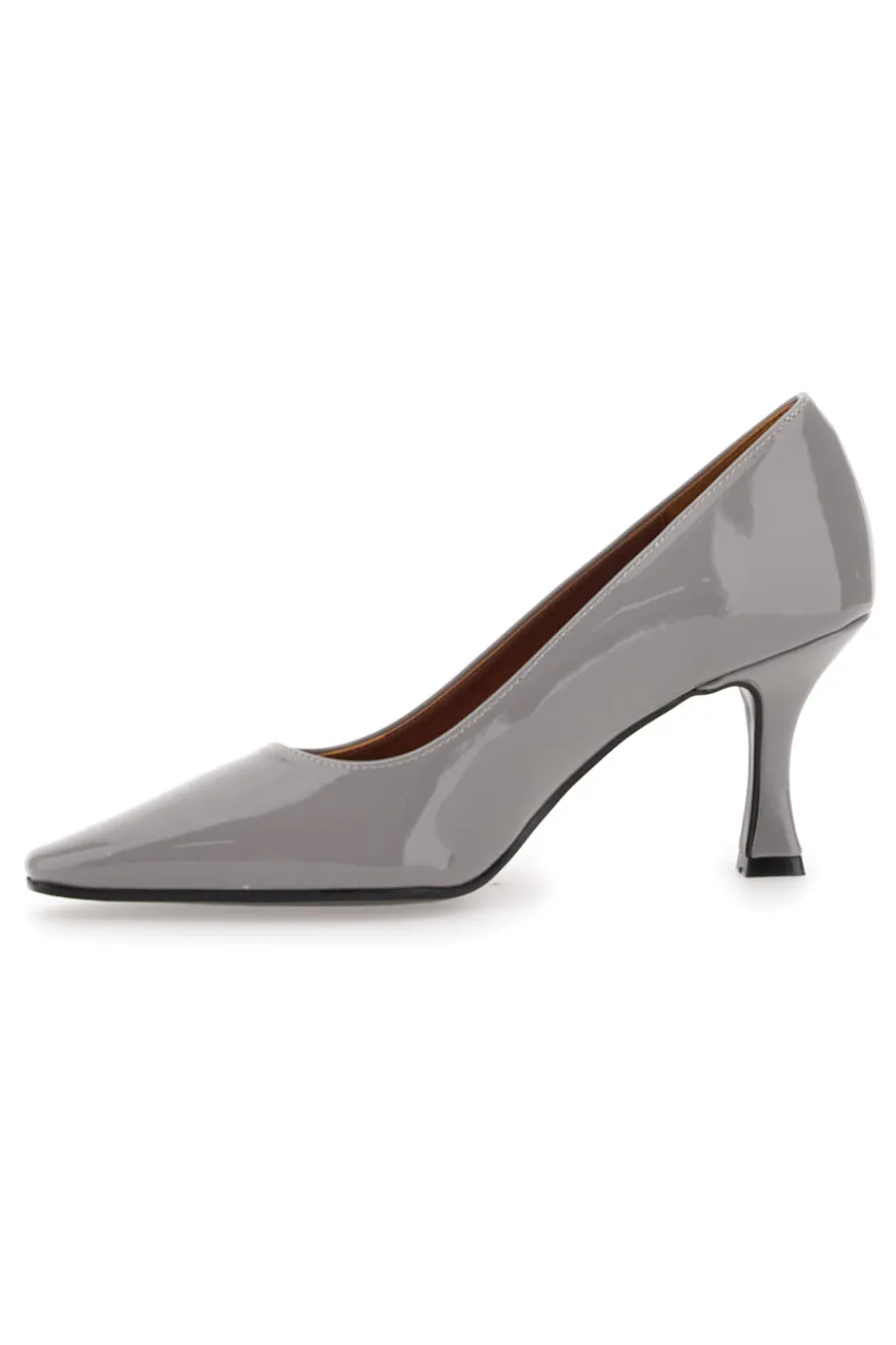 Décolleté Grigie Con Tacco 7 cm Made In Italy 8301-PITTARELLO LOVE
