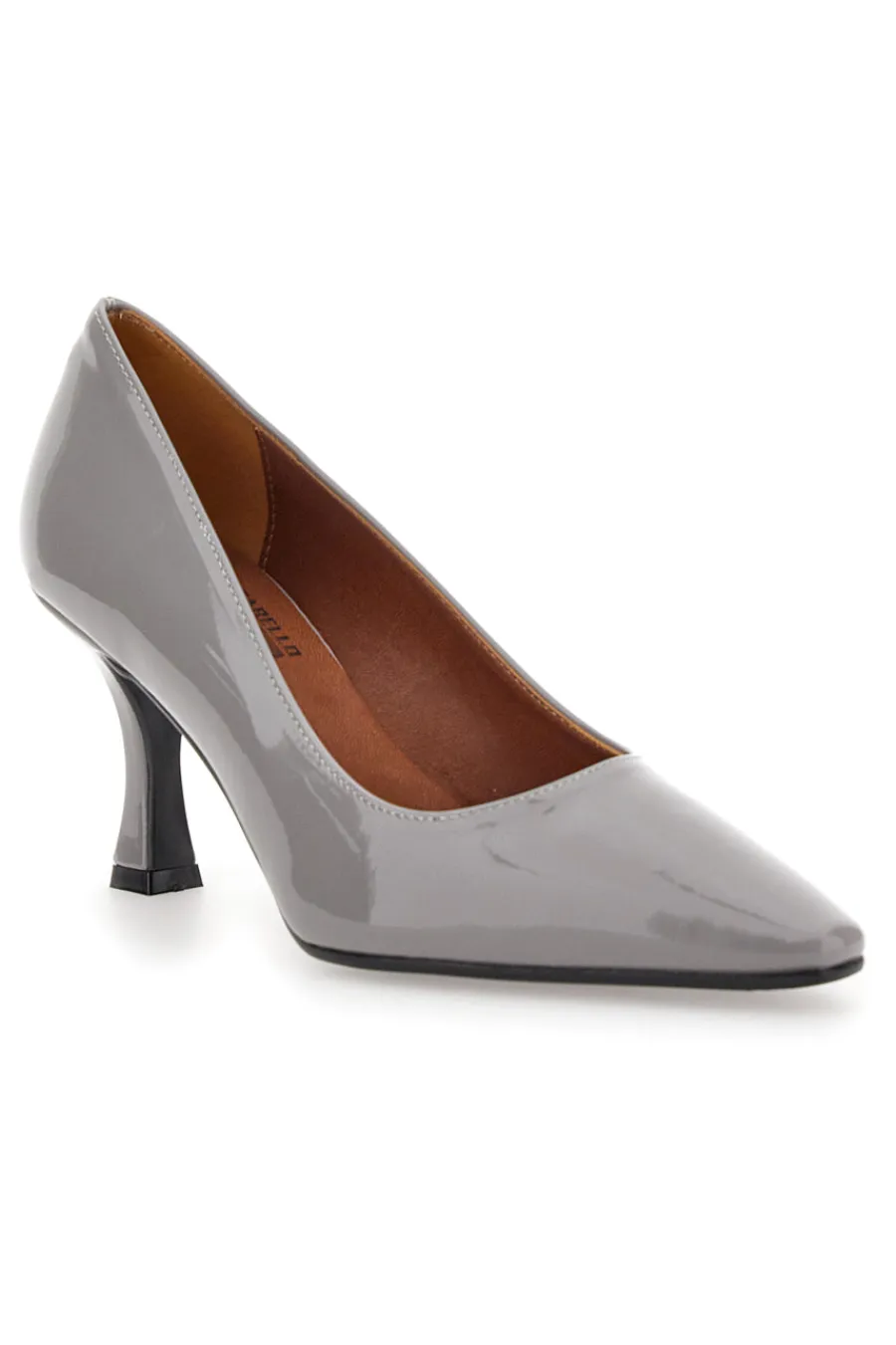 Décolleté Grigie Con Tacco 7 cm Made In Italy 8301-PITTARELLO LOVE