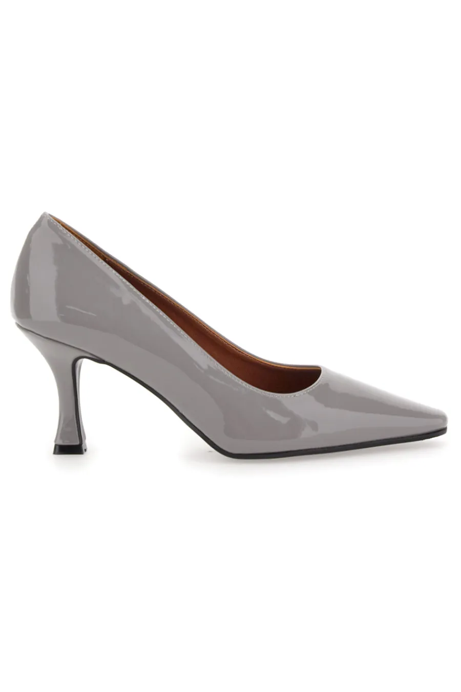Décolleté Grigie Con Tacco 7 cm Made In Italy 8301-PITTARELLO LOVE