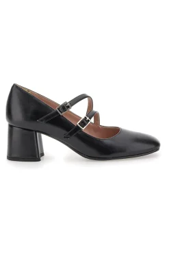 Décolleté Mary Jane nere con doppio cinturino Made in Italy 716-PITTARELLO CLASS Best