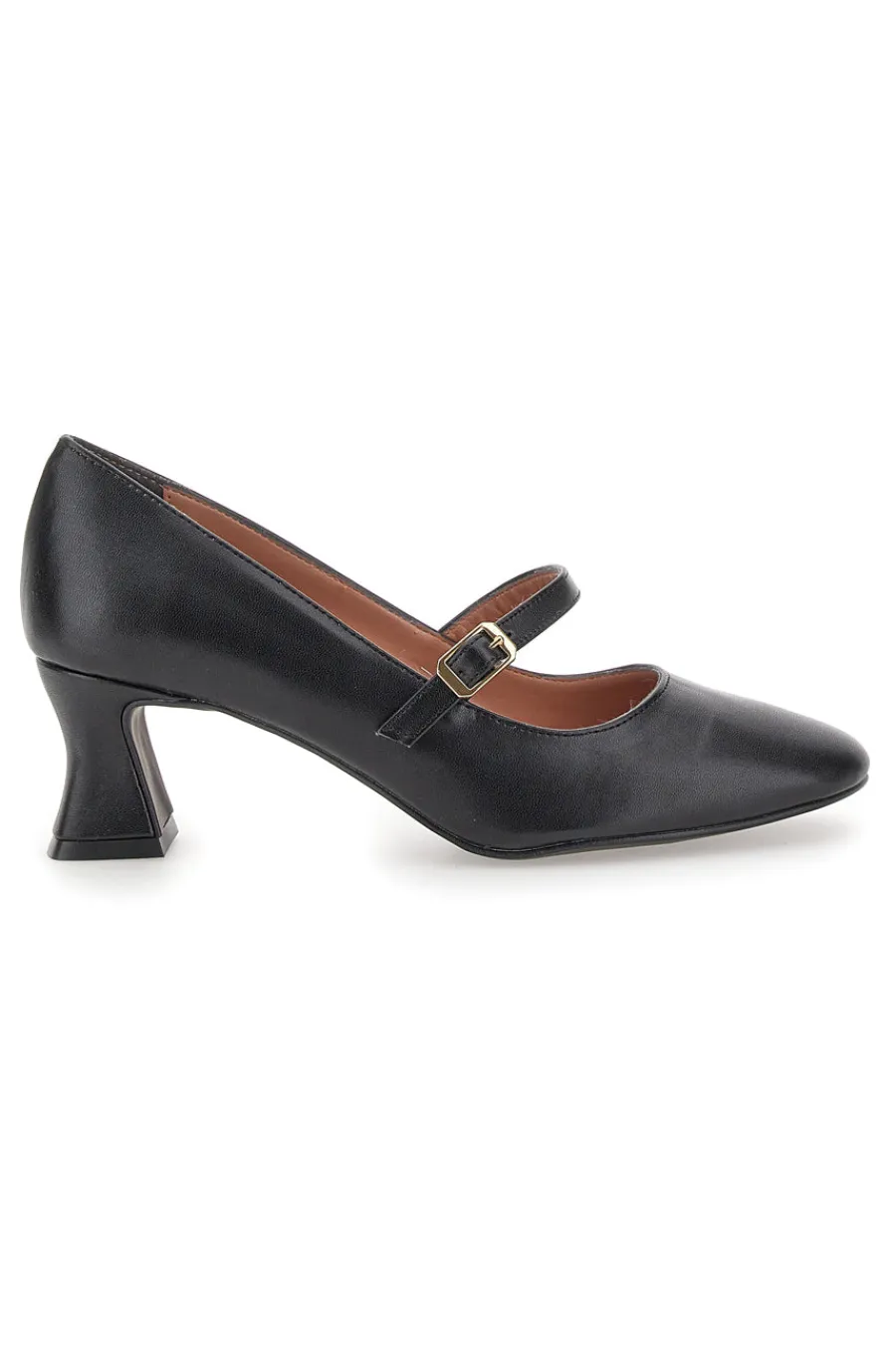 Décolleté Mary Jane Nere con Tacco a Rocchetto 3605-PITTARELLO GLAM