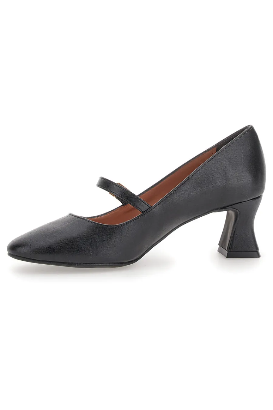 Décolleté Mary Jane Nere con Tacco a Rocchetto 3605-PITTARELLO GLAM