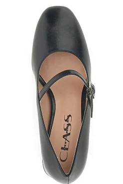 Décolleté Mary Jane Nere Tacco 5 cm Made In Italy 710-PITTARELLO CLASS New