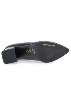 Décolleté nere a punta e tacco a blocco 774-PITTARELLO CLASS New