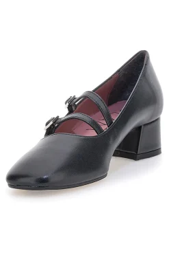 Décolleté nere con cinturini e tacco basso 6685-PITTARELLO GLAM Sale