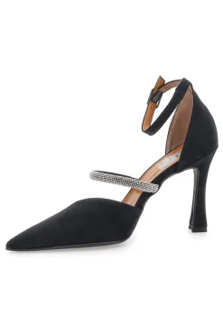 Décolleté nere con cinturini e tacco alto 7092-PITTARELLO LOVE Clearance