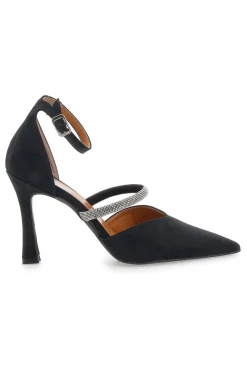 Décolleté nere con cinturini e tacco alto 7092-PITTARELLO LOVE Clearance