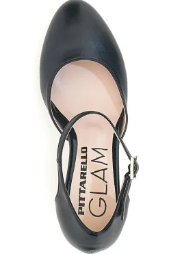 Décolleté Nere con Cinturino alla Caviglia Made in Italy 2561-PITTARELLO GLAM Discount
