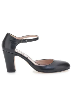 Décolleté Nere con Cinturino alla Caviglia Made in Italy 2561-PITTARELLO GLAM Discount